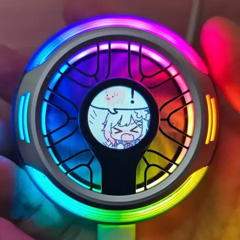In Stock Black Shark Magnetic Cooler 6 pro 35W Heat Sink Semiconductor Cooling DIY Full Color Screen Gaming Phone Accessory