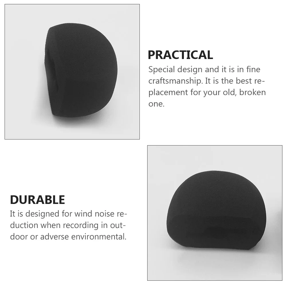 

Microphone Sponge Windscreen Cover Compatible Zoom H5 H6 Recorder Wind Noise Reduction Sponge Mic Protector Recorder Accessory