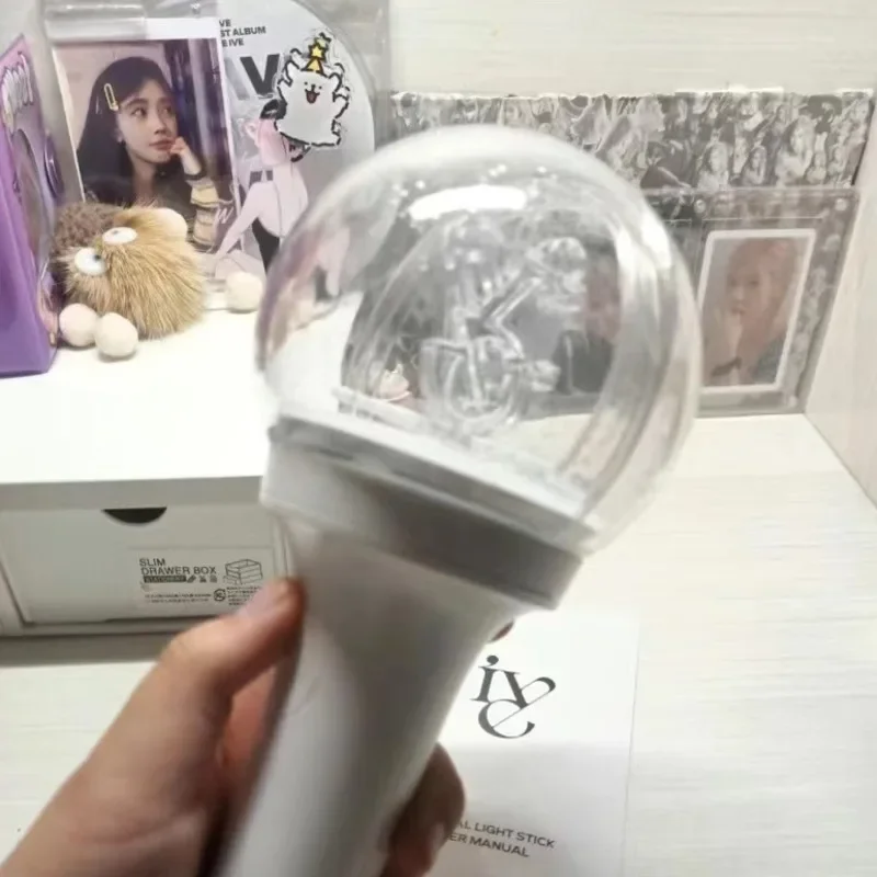 Imagem -04 - Wonyoung Yujin Concert Lightstick Lâmpada de Festa Flash Brinquedo Fluorescente Bastão de Luz Coreano Coleção Fans Presente Novo