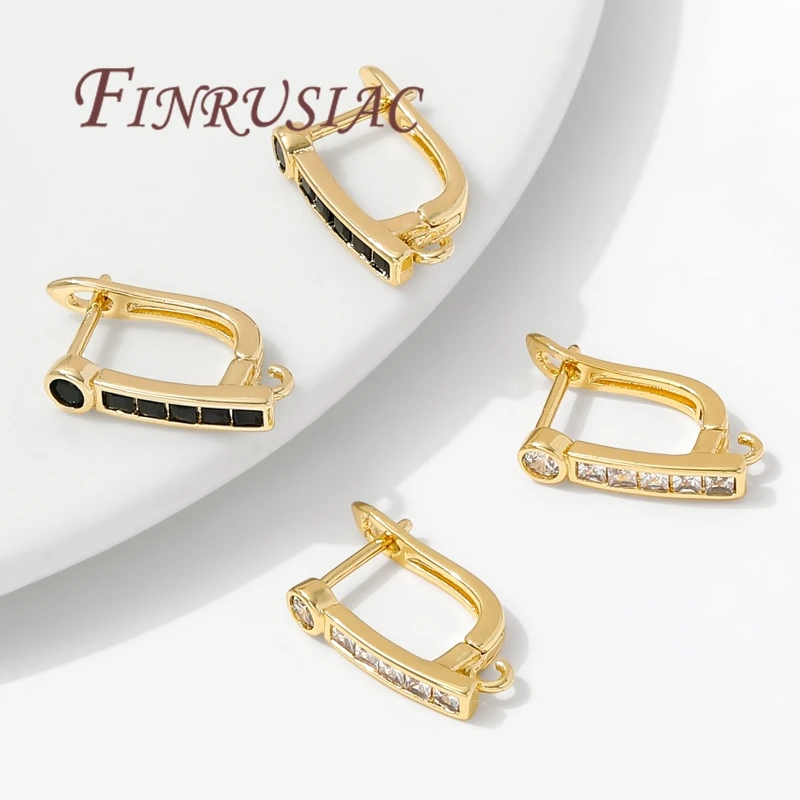 خطافات حلق ليفرباك مطلية بالذهب عيار 18 قيراط، تركيبات أقراط أسلاك الأذن، إكسسوارات صنع الأقراط بنفسك. لوازم للمجوهرات #5