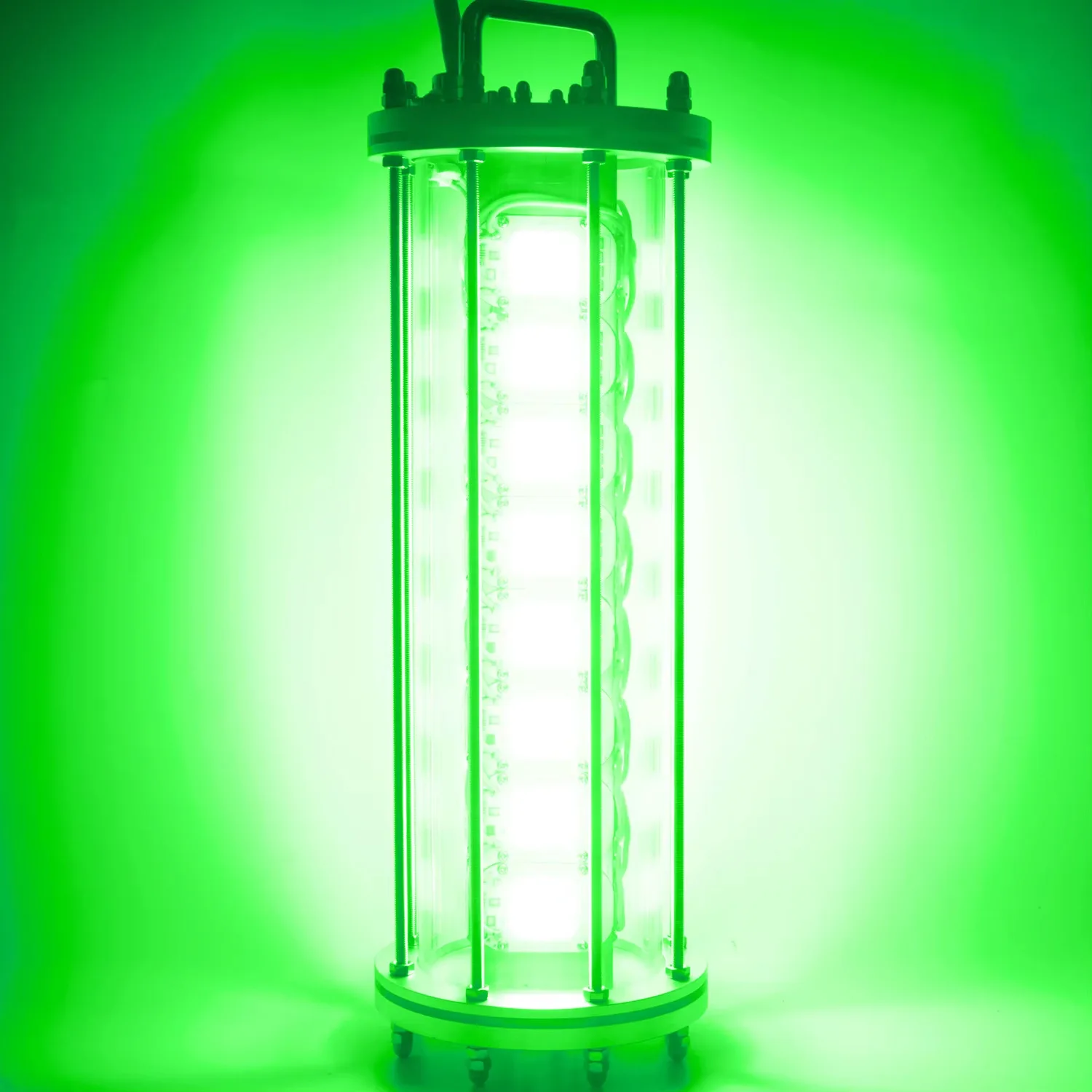 1600W High-Power Underwater Lure Light Waterproof Marine Fishing Gear Fish Collecting Squid Light for Deep Sea Fishing