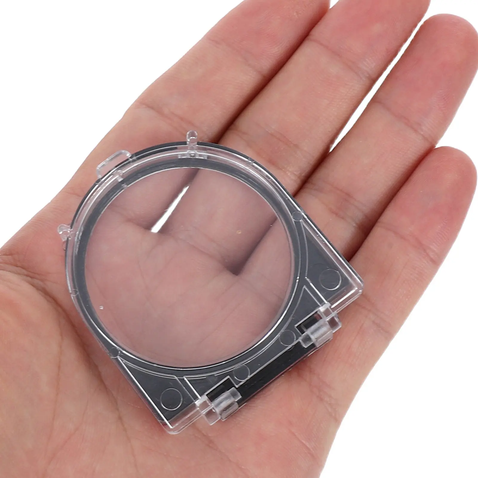 2Pcs Clear Plastic Button Cover 41Mm for Computer Power Switch Pc Elevator Dishwasher Washing Machine Start Stop Push Button