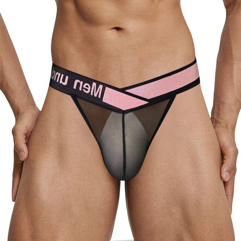 MP269 Nuovi Slip da uomo modali Intimo Uomo sexy Slip Traspirante Mutande da uomo U Pouch Sport Taglio laterale Mutandine gay Slip Hombre