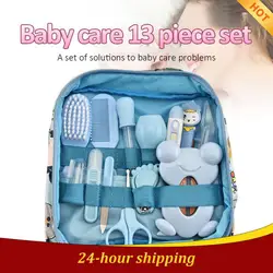 Nail Clipper Set Newborn Material Feeder Nose Aspirator Baby Care Supplies Baby Care Kit Nursing Kit Baby Health Care