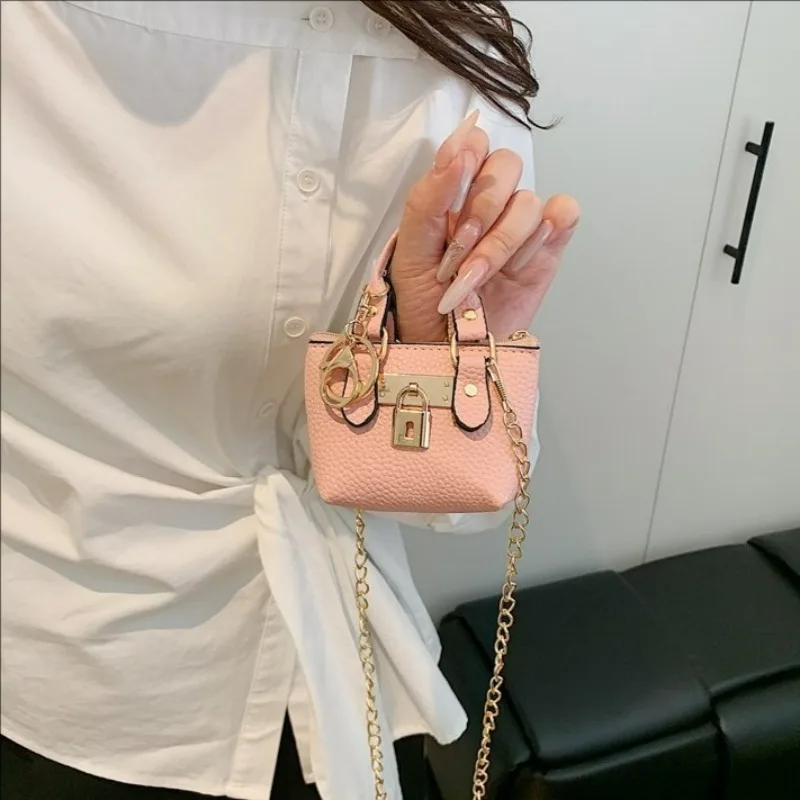 Korean Style Girls Mini Square Crossbody Handbag, Summer New Classic Kids Shoulder Hand Carry Bag