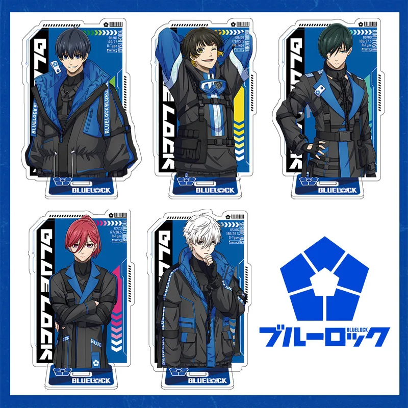 

Hot Cartoon Anime Blue Lock Anime Peripheral Figure Isagi Chigiri Bachira Acrylic Stand Figure Desk Ornament Model Toy Gifts