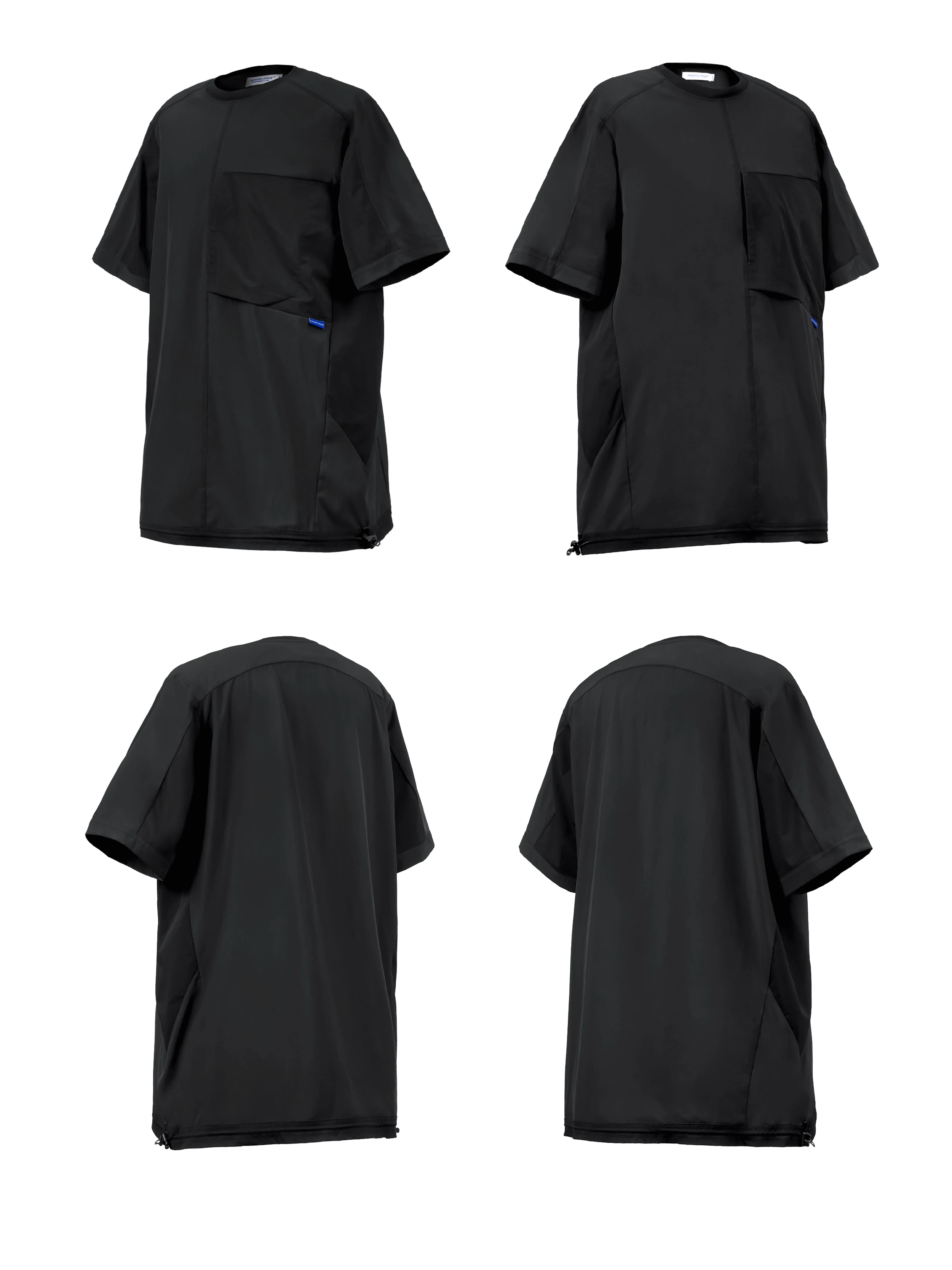 REINDEE LUSION 23SS 200 QUICK DRYING PATCHWORK POCKET T-SHIRT TECHWEAR STREETWEAR WORKWEAR