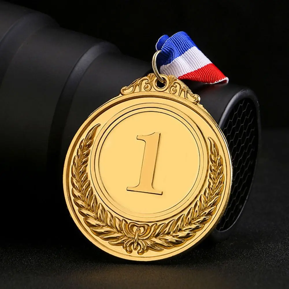 Winner Reward Gold Silver Bronze Medals Dancing Swimming Zinc Alloy Award Medals Sports Game Running Competition Rewards Prizes