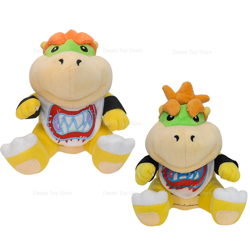 Peluche Mario Bros pour enfants, 2 styles, Bowser Jr, anime, animal au beurre, cadeau d'anniversaire, 18cm