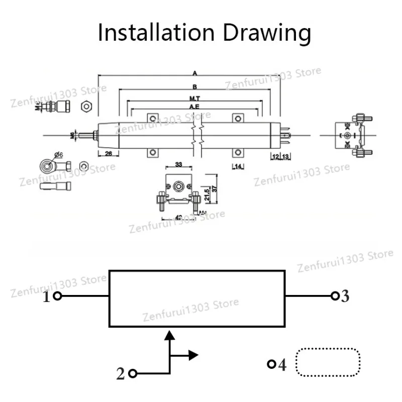 Original New   Linear Position Sensor LT-M-0100-S