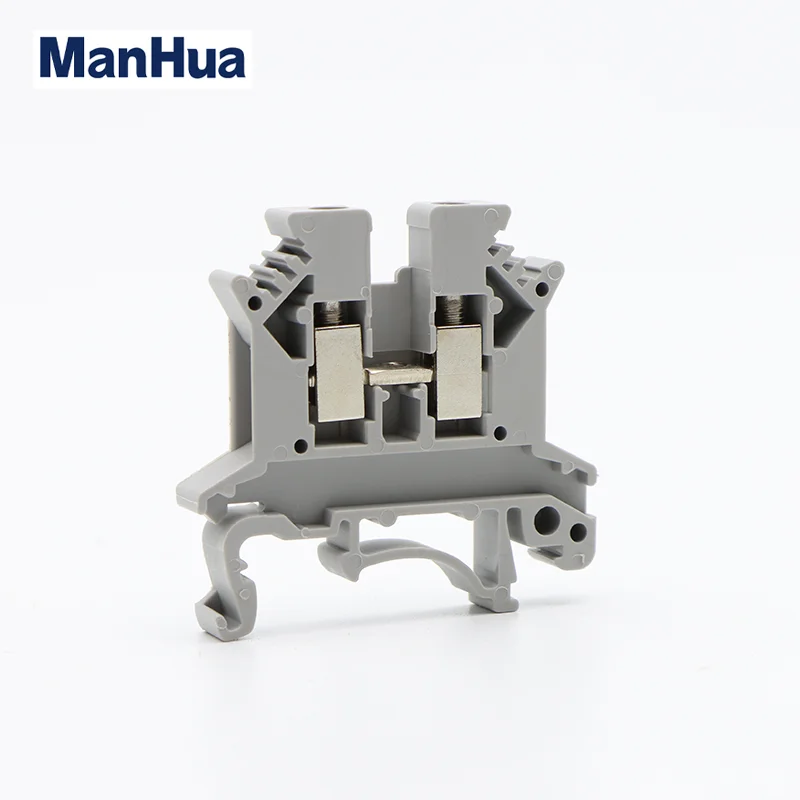 10Pcs UK-2.5B Din Rail Terminal Block Wire Electrical Conductor Universal Screw Connection Terminal Strip Block UK2.5B Connector