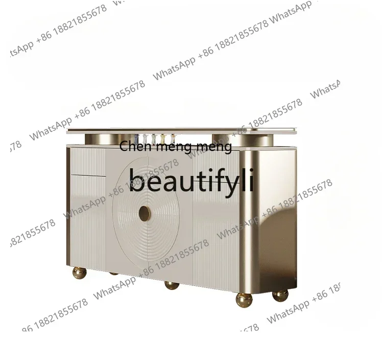 ss8350  Italian light luxury shoe cabinet household entrance high-end entrance cabinet integrated  wall large-capacity storage c