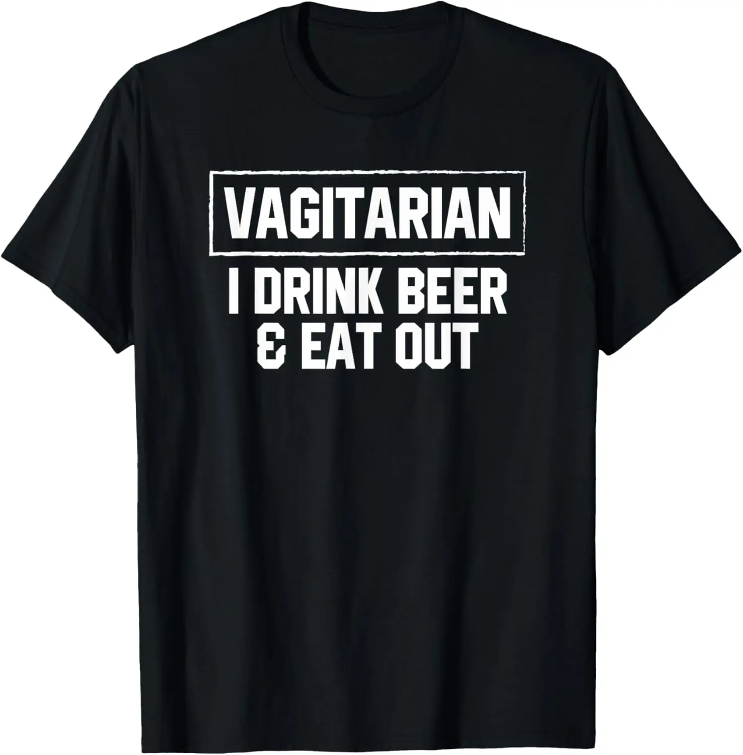 

V ormarian Drink Beer and Eat Out — забавные футболки для взрослых в подарок