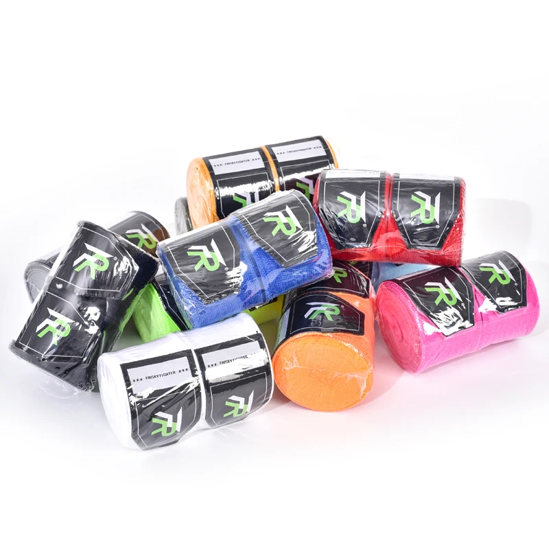 5M Boxing Hand Wraps Semi-Elastic Breathable Wrist Support Handwraps for Boxing Muay Thai MMA Kickboxing Punching Bag Training
