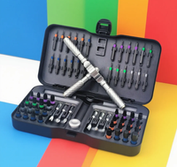 VMAN Precision 66in1 magnetic ratchet screwdriver set Detachable T-handle magneticizer Fix furniture, electronics & bicycle