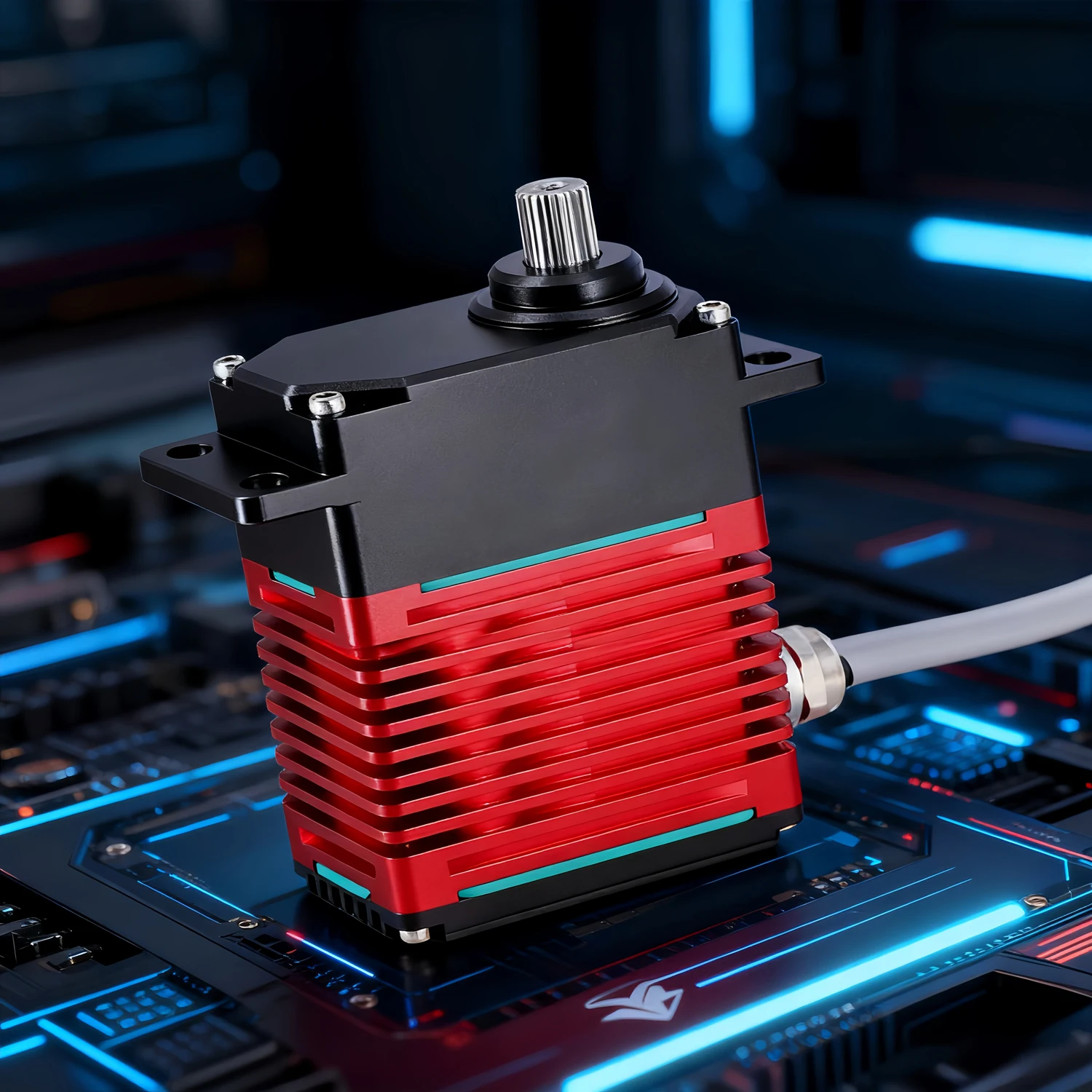 DES110 110Kg Servo sin escobillas de alto par de alta potencia 12V/24V 180 ° /270 °   Servo impermeable IP67 para automatización CNC de robótica de avión