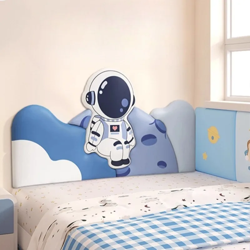 Astronaut Bed Backrest Children Room Anti-collision Wall Headboards Upholstered Bed Backrest Modern Bedroom Decor Headboard Bed