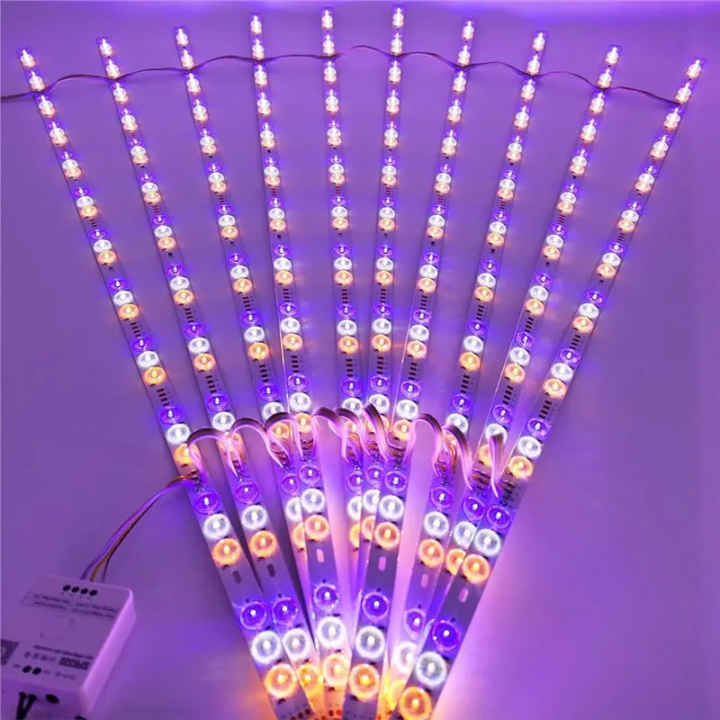 B14C Tri-Color 24V 16W LED Strip Light 10Pcs Diffuse Reflection Soft Film And Stone Background Supports For Mi Home Voice Contro
