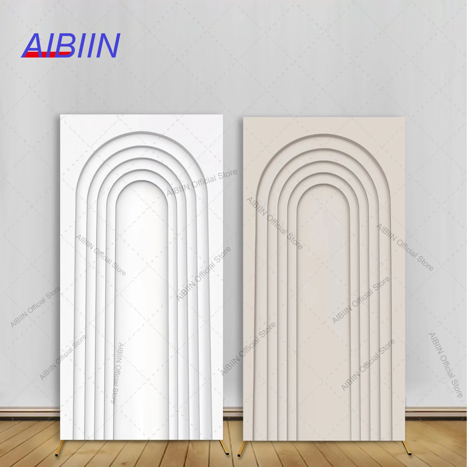 

1.5x2m/1x2m Fake 3D Striped Rectangle Backdrop Cover Wedding Bridal Shower Party Decor Birthday Baby Shower Portrait Photozone