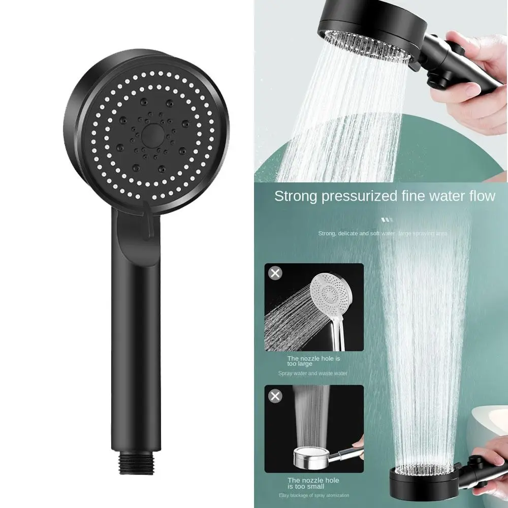 

Black Hand Held Bathroom High-Pressure Shower Head Multi-Functional Sprinkler