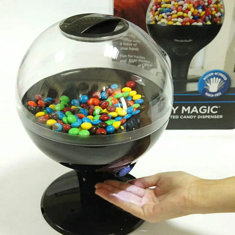 Automatic induction candy machine dry battery power snack jar dried fruit box foreign trade export quality