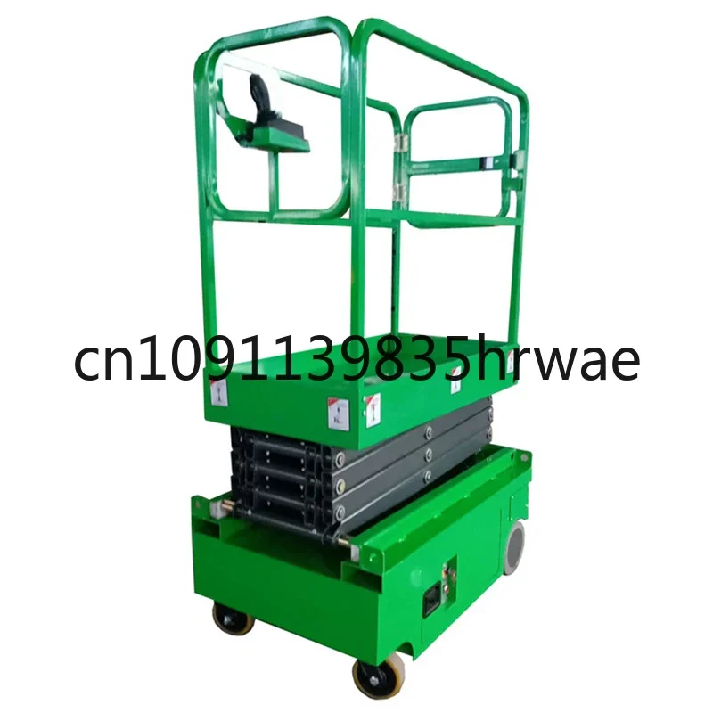 Self-Propelled Scissor Lift Platform Battery Trailer Electric Small Mini Electric Hydraulic Scissors Lift