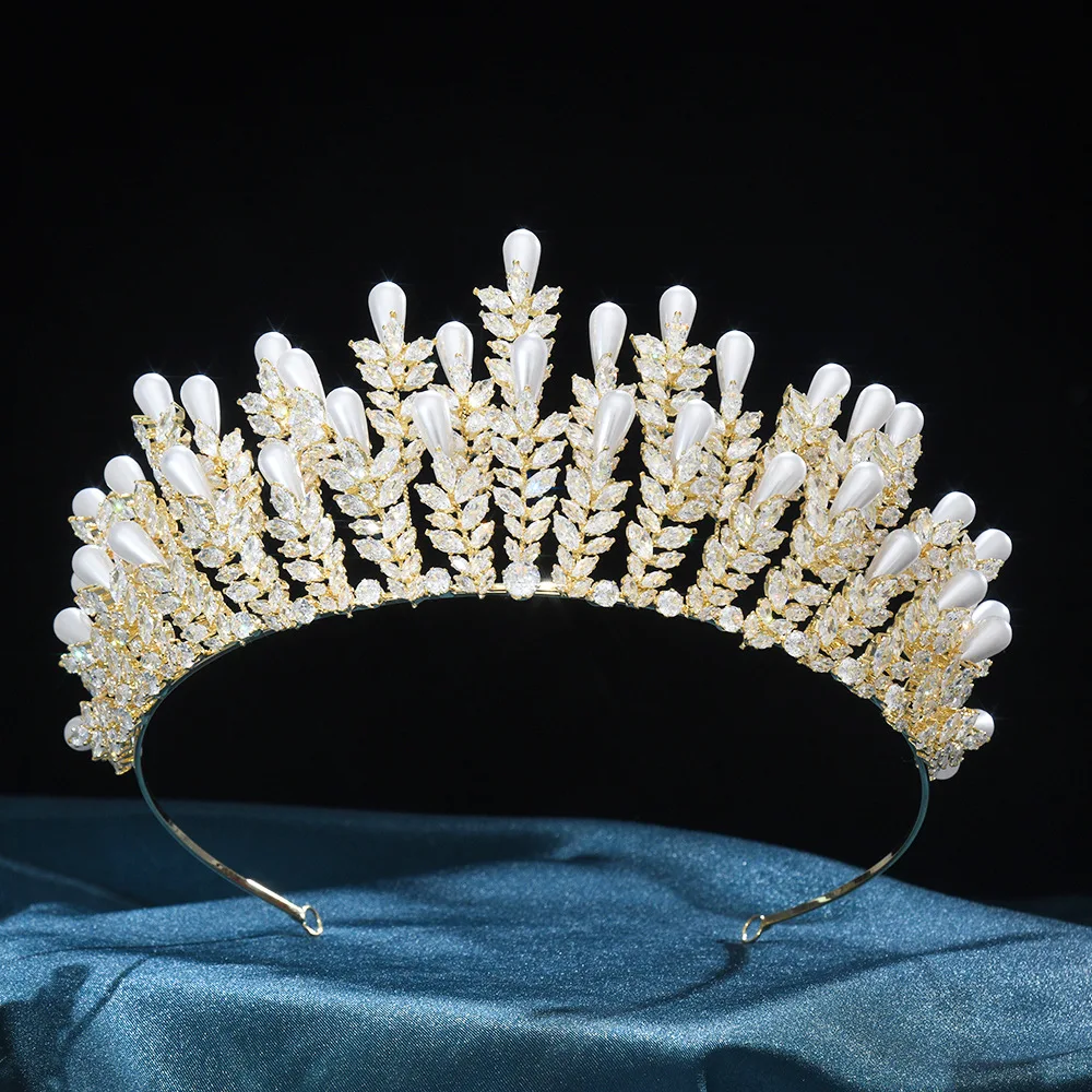 Explosions Luxury Zircon Baroque Crown Wedding Bride Joker Hair Accessories Studio Shooting Jewelry Wholesale 267226