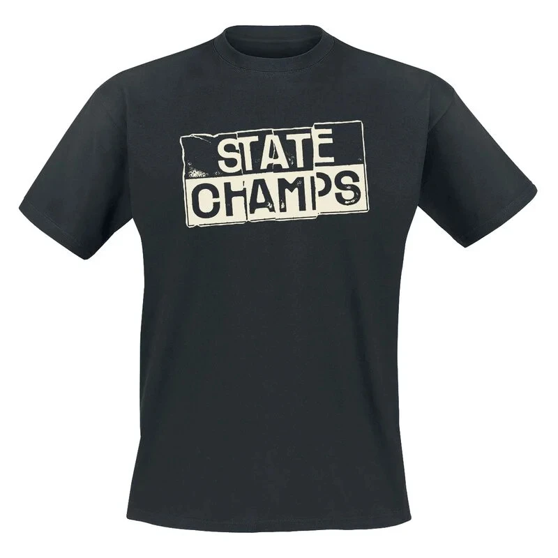 State Champs Graphic Cotton Band T-shirt Unisex Summer Short Sleeve Fashion Brand Tee Luxury Casual Vintage Tees