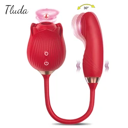 Sucking Clitoris Vibrator for Women Nipples Clit Sucker Finger Wiggle G-Spot Vibrator Female Masturbator Sex Toy for Women