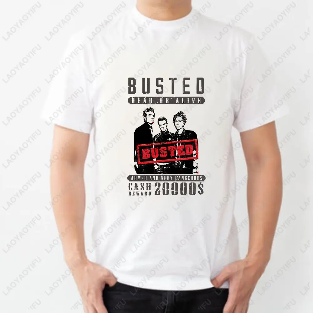 Music Busted Summer Casual Trendy Multi-Purpose Short-Sleeved T-Shirt for Both Men and Women with Round Neck Design