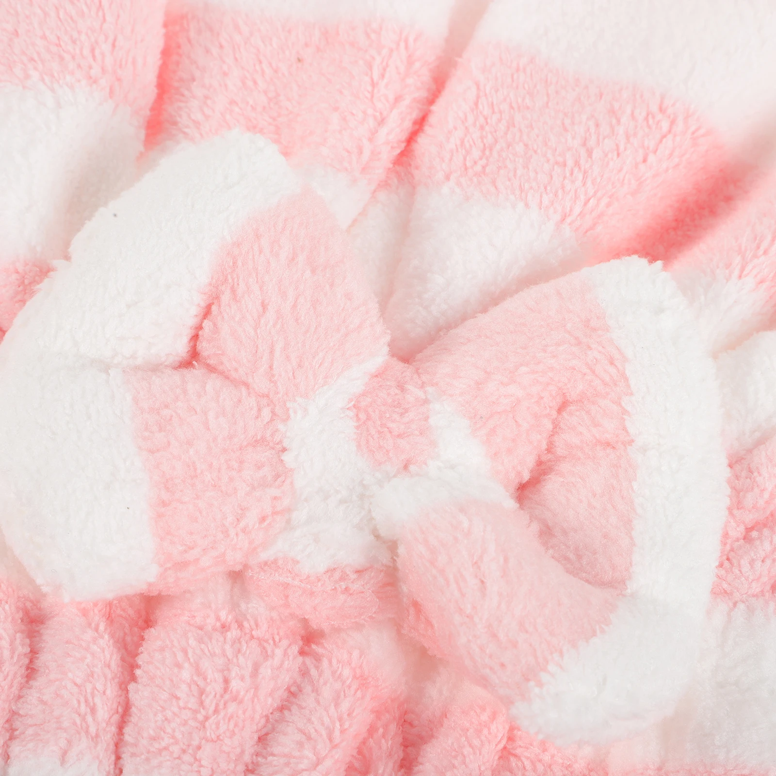 

2 Pcs Absorb Water Dry Hair Hat Headscarf Fast Drying Bath Cap Polyester