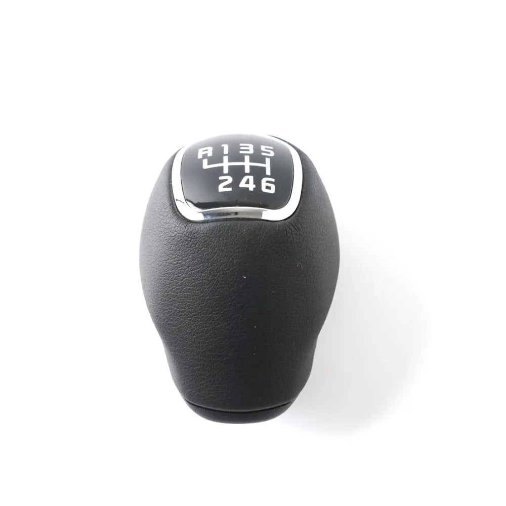 Couro engrenagem Shift Knob para KIA Sportage, alavanca Shifter, Handebol para Rio 3 5, VeloSTER 2013, 2014, 2015, 6 velocidades