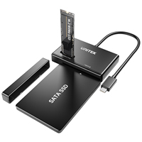 Unitek M.2 NVMe SSD Enclosure Case USB 3.2 to M2 SATA Adapter for 2.5\