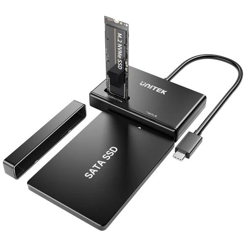 Unitek SSD 인클로저 케이스 USB 3.2-M2 SATA 어댑터, 2.5