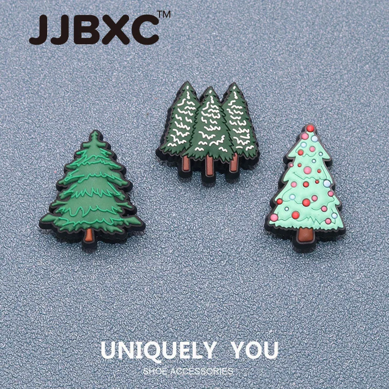 JJBXC CHARM Shoe Buckle Shoe Accessories Christmas Tree DIY Fashion Shoes Accessories Suitable for cross Shoes