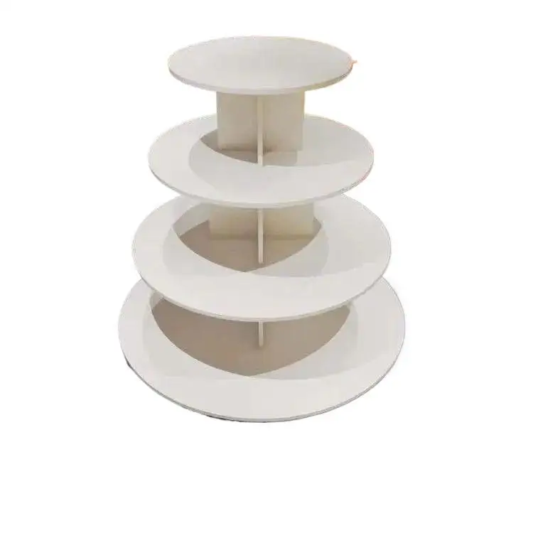 #Supermarket milk Zhongdao shelf stack head circular arc display rack shoe shoe rack circular Zhongdao table display table