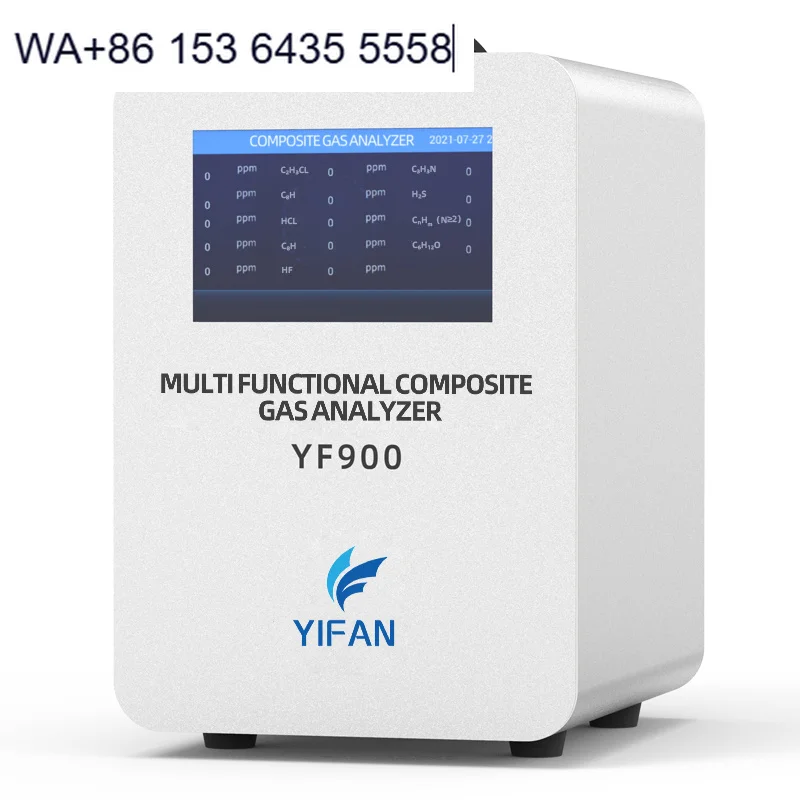 Multi in One Toxic Gas Detector with Printing Function, Built-in Filter Pump H2S CO 02 EX NH3  Gas Sampling Equipment