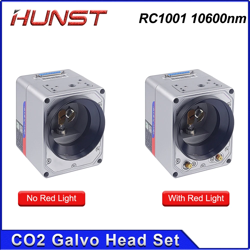 Hunst SINO-GALVO RC1001 CO2 Laser Scan Galvo Head Set 10600nm Aperture 10mm Galvanometer Scanner with Power Supply