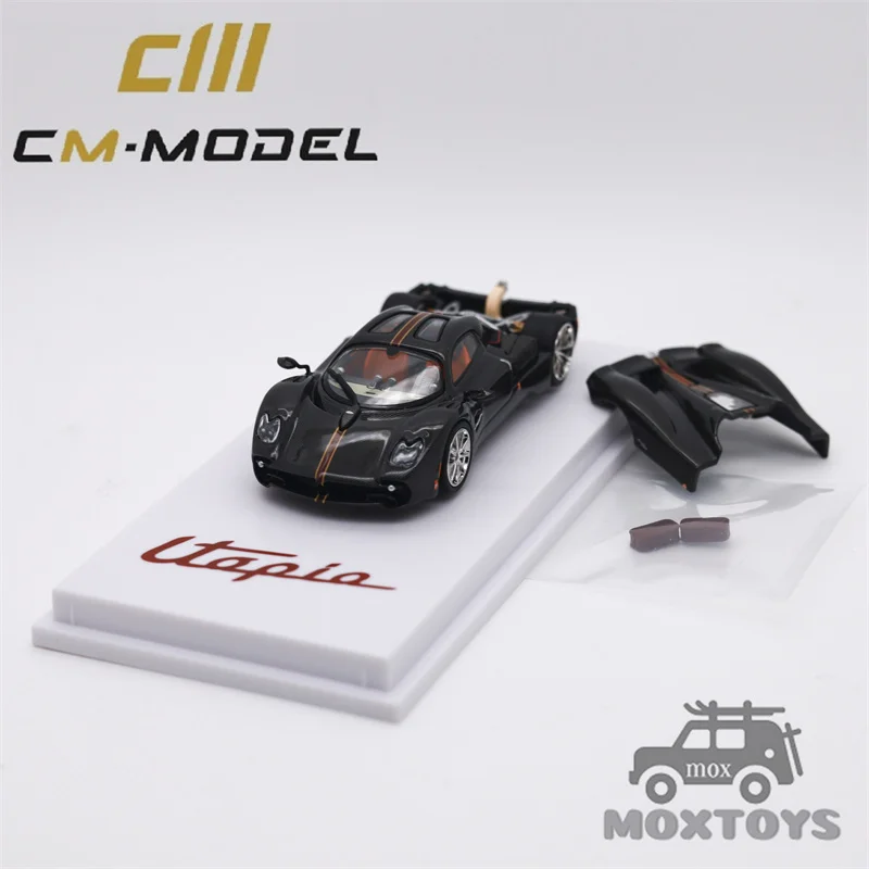 

CM MODEL 1:64 Pagani Utopia Fullcarbon with red line Diecast Model Car