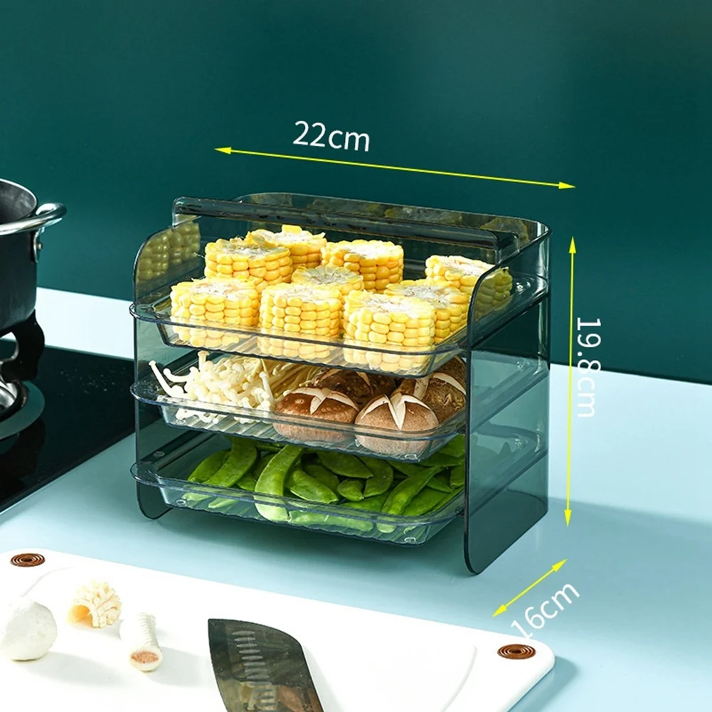 Multi Layer Dish Preparation Creative Net Red Tray Dish Wall Hanging Kitchen Multi Layer Hot Pot Dish
