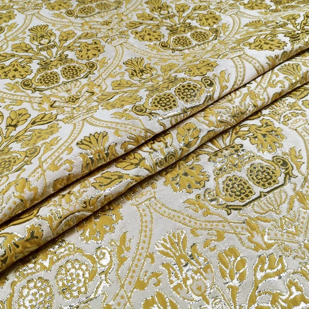 

Yarn-dyed Jacquard Dress Fabric High-end Dress Trench Coat Coat Brocade Fashion Clothing Sewing Material by the Yard