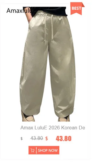 Amax LuluE 2026 Winter Damen Koreanische Mode Lose Gepunktete Warme Cordhose Damen Verdickte Freizeithose Vintage Klassische Haremshose – Detail 4