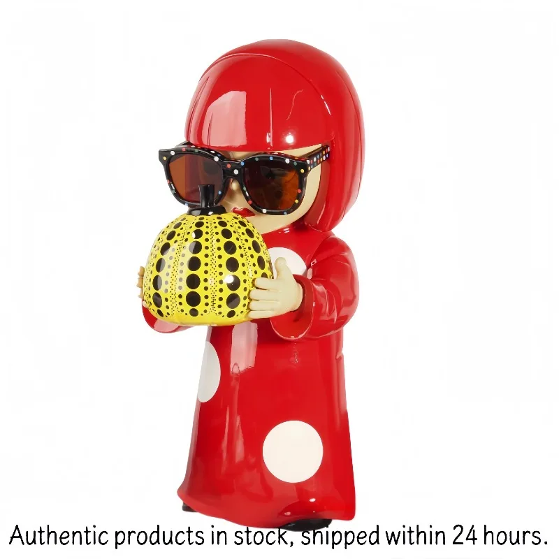 Yayoi Kusama Polka Dot Pumpkin Trendy Toy Figure Trendy Art Decoration Desktop Doll Ornament Creative Gift for Men and Women