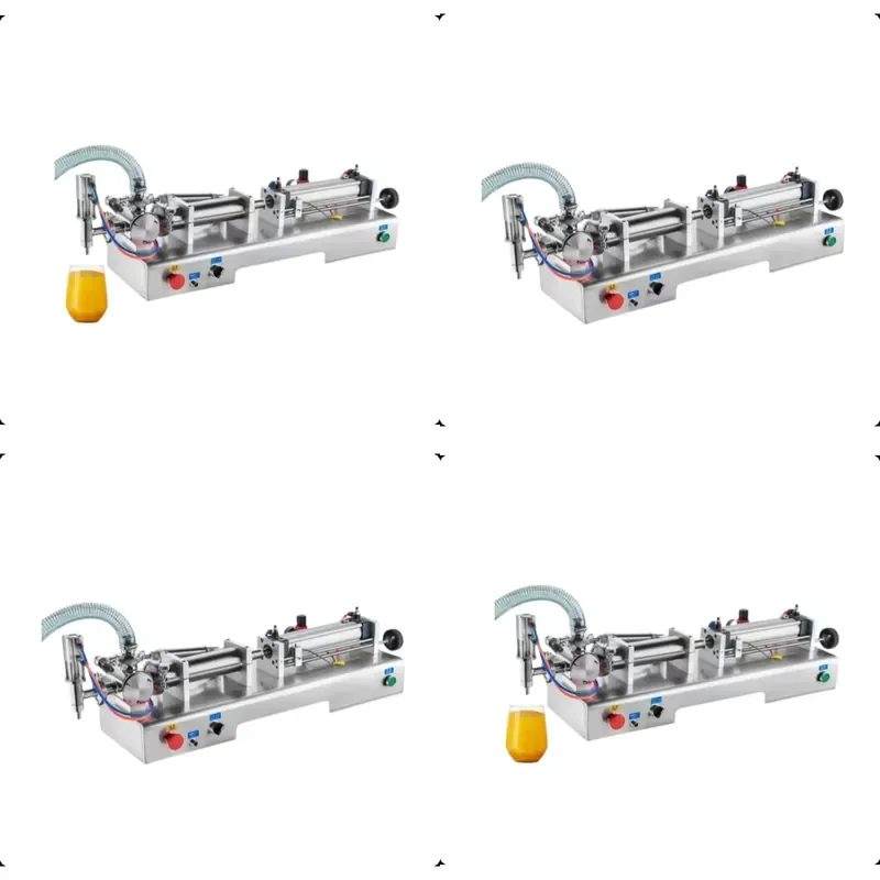 

Pneumatic Horizontal Quantitative Paste Filling Machine for Cosmetics ChilliSause Ketchup Automatic Vicous Liquid