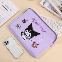 Cute Kuromi Laptop Sleeves Bag For Macbook Huawei Xiaomi HP Dell Lenovo Laptop 13 14 15 15.6 Inch Tablet Sleeve Handbag
