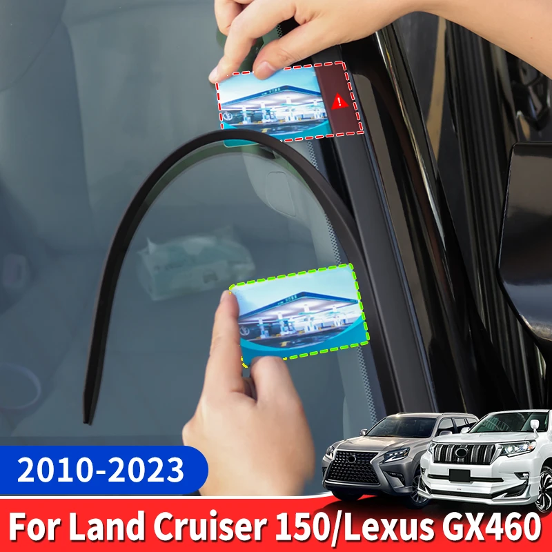 For Toyota Land Cruiser Prado 150 LC150 2010-2023 Lexus 460 Windshield Glass Rubber Seal Strip Wind Noise Reduction Accessories