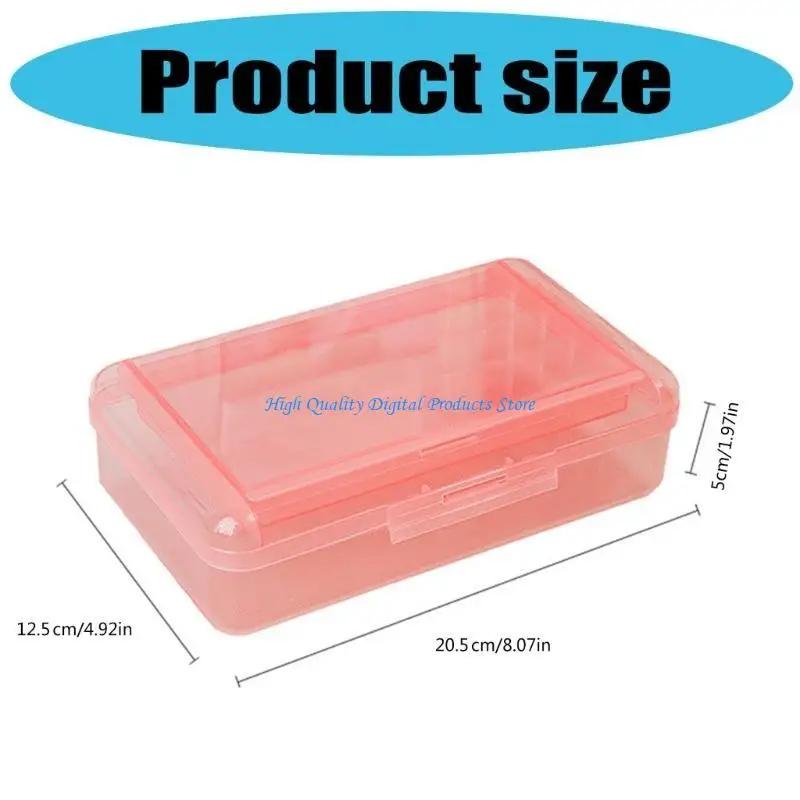 U2JE High Capacity Pen Case Water Resistant Pencil Storage Box for Kid Student