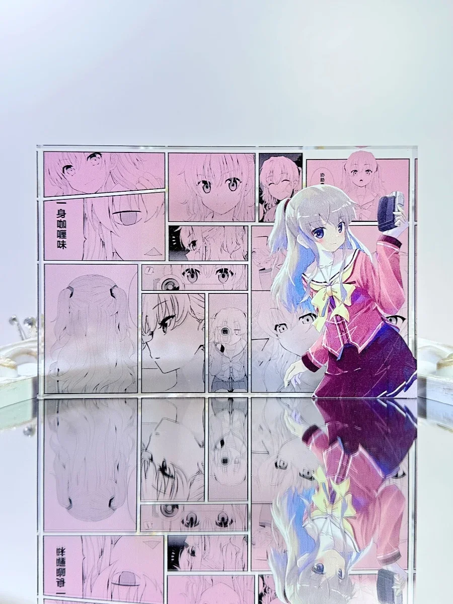 

Charlotte Acrylic Stand Block Tomori Nao Anime HOBBY Goods Gift Animation Derivatives