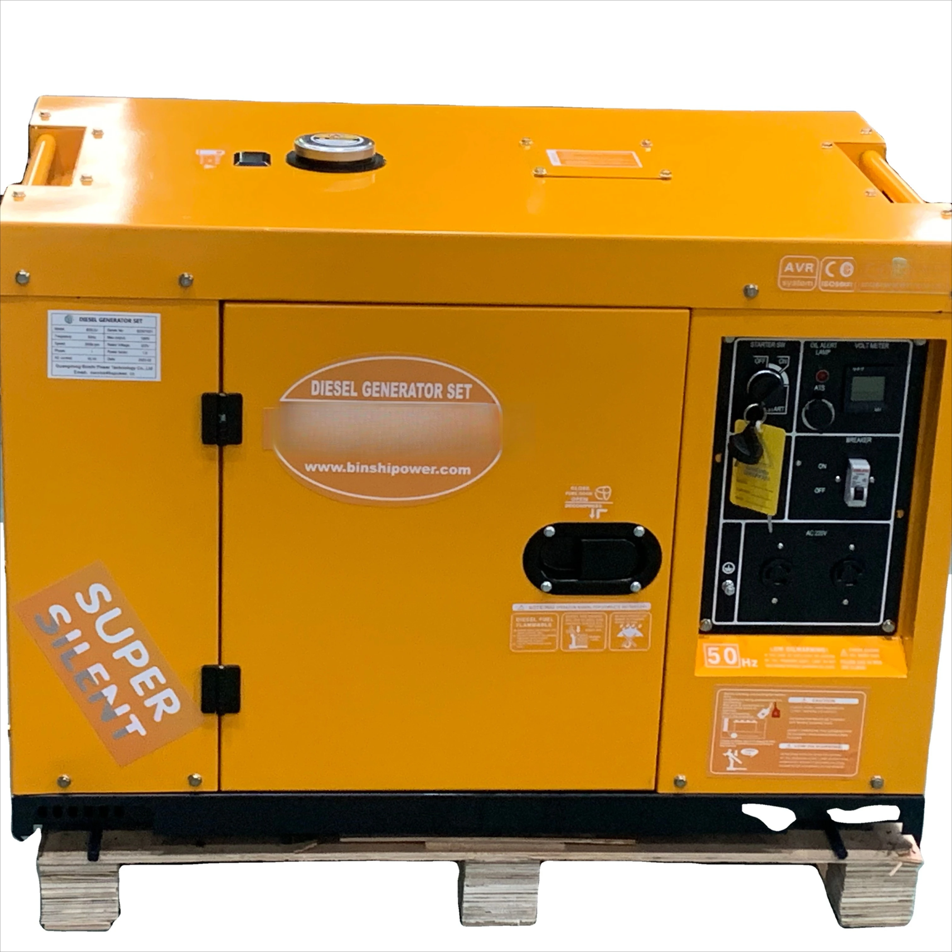 

10kw 20kw Portable Super Silent Generator Single/Three Phase Gensets Small Generator