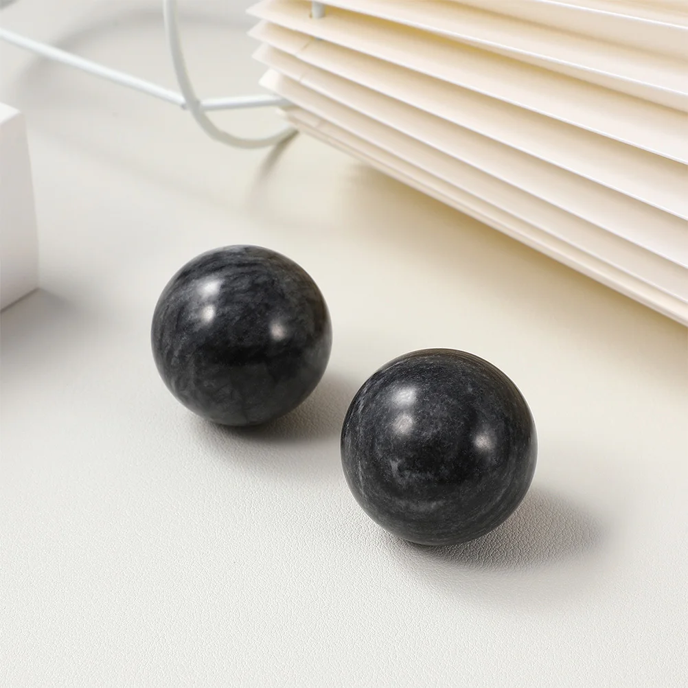 

4Pcs Jade Hand Rolling Balls Portable Small Massage Balls Hand Exercise Finger Fitness Handballs Massage Ball Portable Ball